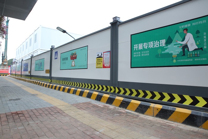 施工圍擋多少錢一米？專業的施工圍擋廠家告訴你